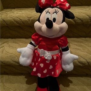 Red Minnie Mouse Plush Toy